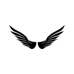 Falcon Wings Logo Template vector icon logo design app