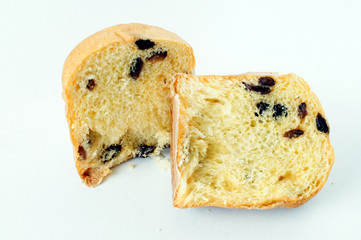 Panettone di natale fatto in casa dalla nonna