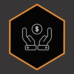 Saving Dollar icon for your project