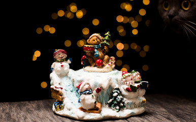 CHristmas toys. Christmas. Xmas. Background. 