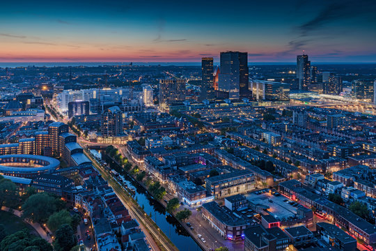 aerial view on the city centre of The Hague © GAPS Photography