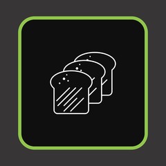 Bread icon for your project