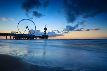 ferris wheel on the Pier at Scheveningen