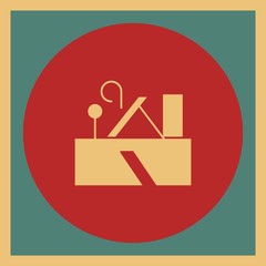 Old Style Plane icon for your project