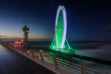 ferris wheel on the Pier at Scheveningen