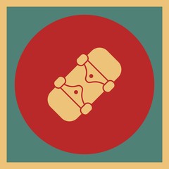 Skate Boarding icon for your project