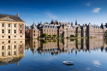 Fototapeta na wymiar Dutch parliament buildings in The Hague