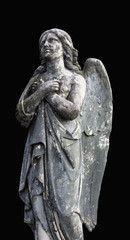 Fototapeta premium An angel prays to the Lord God