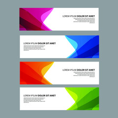 Vector Abstract design banner web template