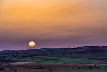 atardecer de invierno