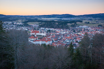 Füssen aerial from above