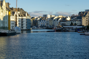 Norwegen Alesund im November 