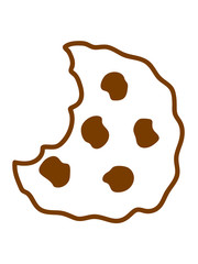 plätzchen stück abgebissen keks 