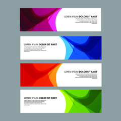 Vector Abstract design banner web template