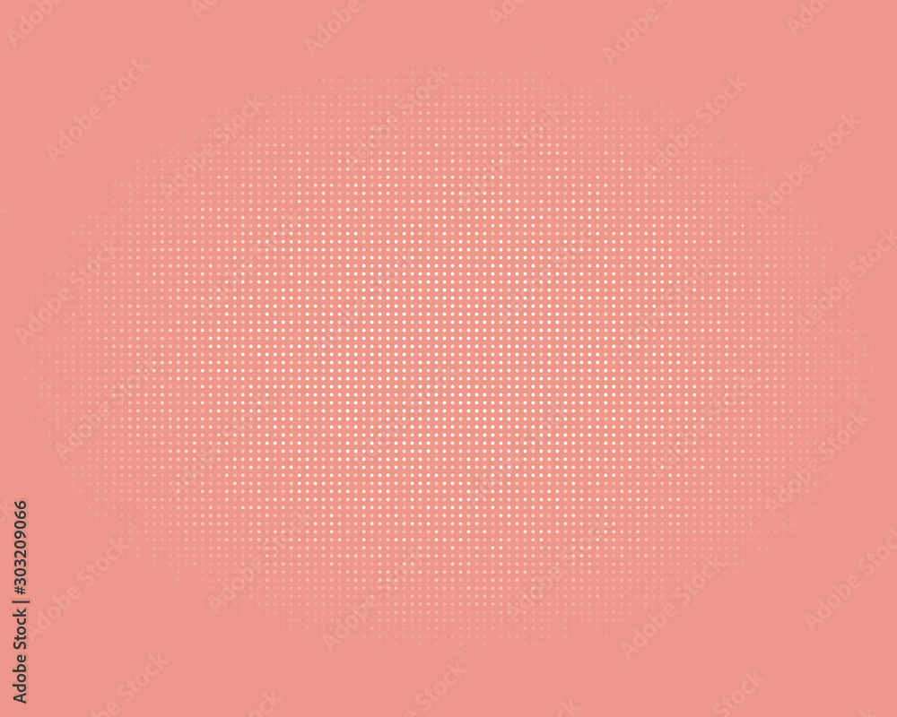 Poster abstract background consisting of small, multicolored pixels and square.