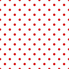 Vector seamless polka dots pattern with hexagons. Simple design for wrapping, wallpaper, textile