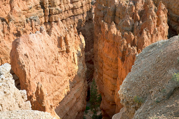Bryce Canyon shapes in the desert