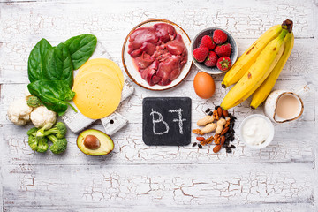 Natural sources of vitamin B7 biotin