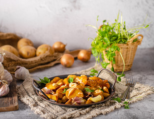 Garlic potato homemade