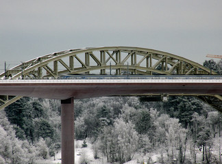 bridge over the river, stockholm, sweden