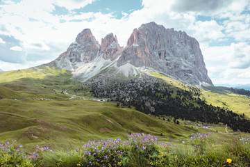 Fototapeta premium Passo Gardena