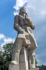 Fototapeta na wymiar Memorial complex Hristo Botev in town of Kalofer, Bulgaria