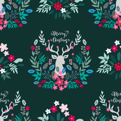 Christmas deer  pattern2