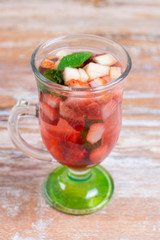 Italian red fruit sodas