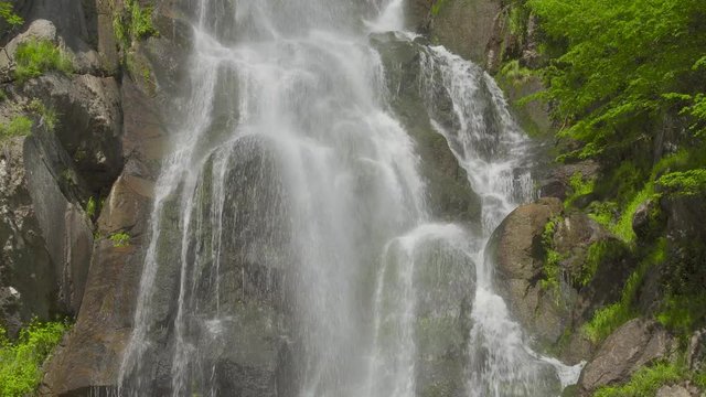 Lepida Waterfall at Rodopi Mountain Park 4K UHD video footage