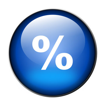 blue percent button
