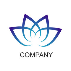 (Yoga Logo Design Template. Vector Illustration)