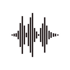 Sound frecuency icon symbol vector