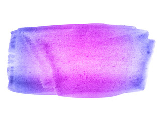 Blue and purple abstract watercolor background. Blue and purple watercolor scribble texture. It is a hand drawn.