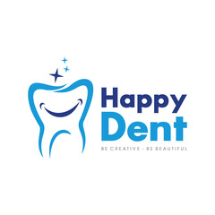 Smile Dental, Dental Logo, Tooth dental logo, Dental Care Logo Inspiration Vector