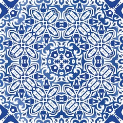 Antique azulejo tiles patchwork.