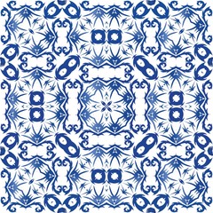 Decorative color ceramic azulejo tiles.
