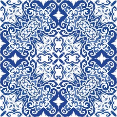 Traditional ornate portuguese azulejo.