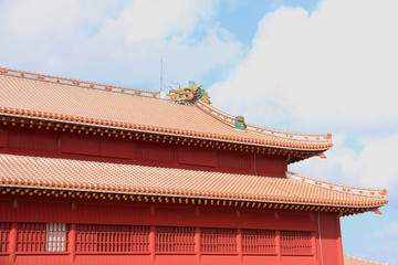 Shuri Castle (Shurijo) in Okinawa, Japan