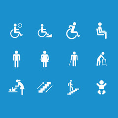 design vector public people facilities icon symbol accessibility