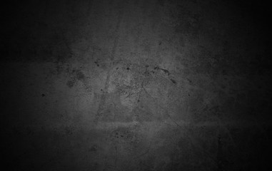 Old wall texture cement dark black gray  background abstract grey color design are light with white gradient background.