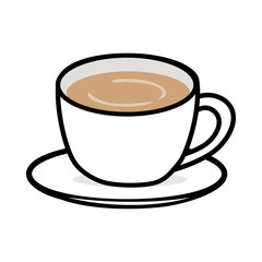 カフェオレ 斜め上から