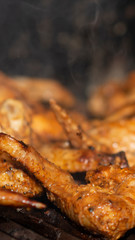 meat on the grill
