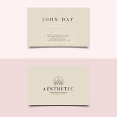 Spa and Aesthetic Business Card