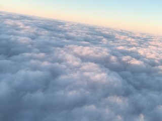 Flying above the clouds