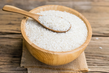 Fototapeta na wymiar Thai Jasmine rice