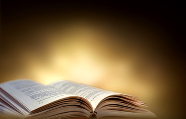 Bewitched Book With Magic Glows In The Darkness 