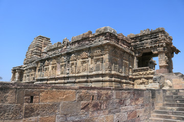 Fototapeta premium Papanatha temple in UNESCO World Heritage site, Pattadakal, Karnataka, INDIA