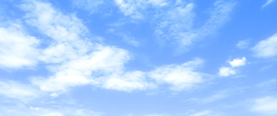 blue sky with beautiful natural white clouds