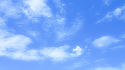 blue sky with beautiful natural white clouds