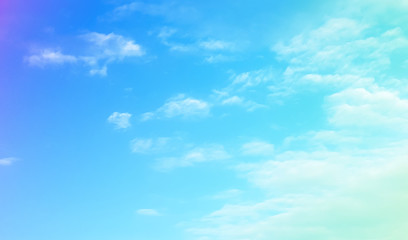 Fototapeta premium blue sky with beautiful natural white clouds